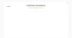 Desktop Screenshot of caritas-valencia.org
